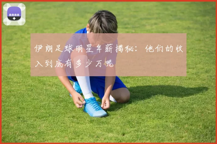 伊朗足球明星年薪揭秘：他们的收入到底有多少万呢