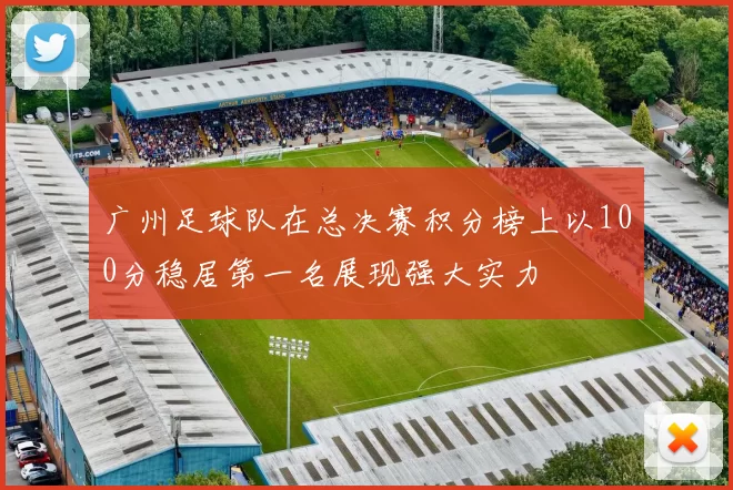 广州足球队在总决赛积分榜上以100分稳居第一名展现强大实力